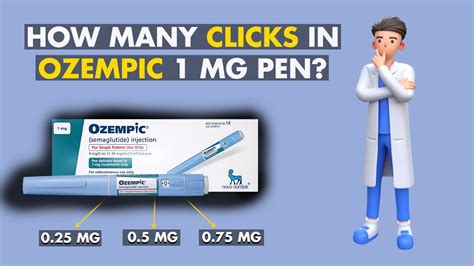 ozempic 1 mg pen clicks